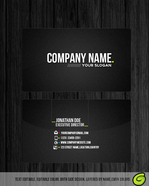 Professional Business Card  FREE PSD TEMPLATE