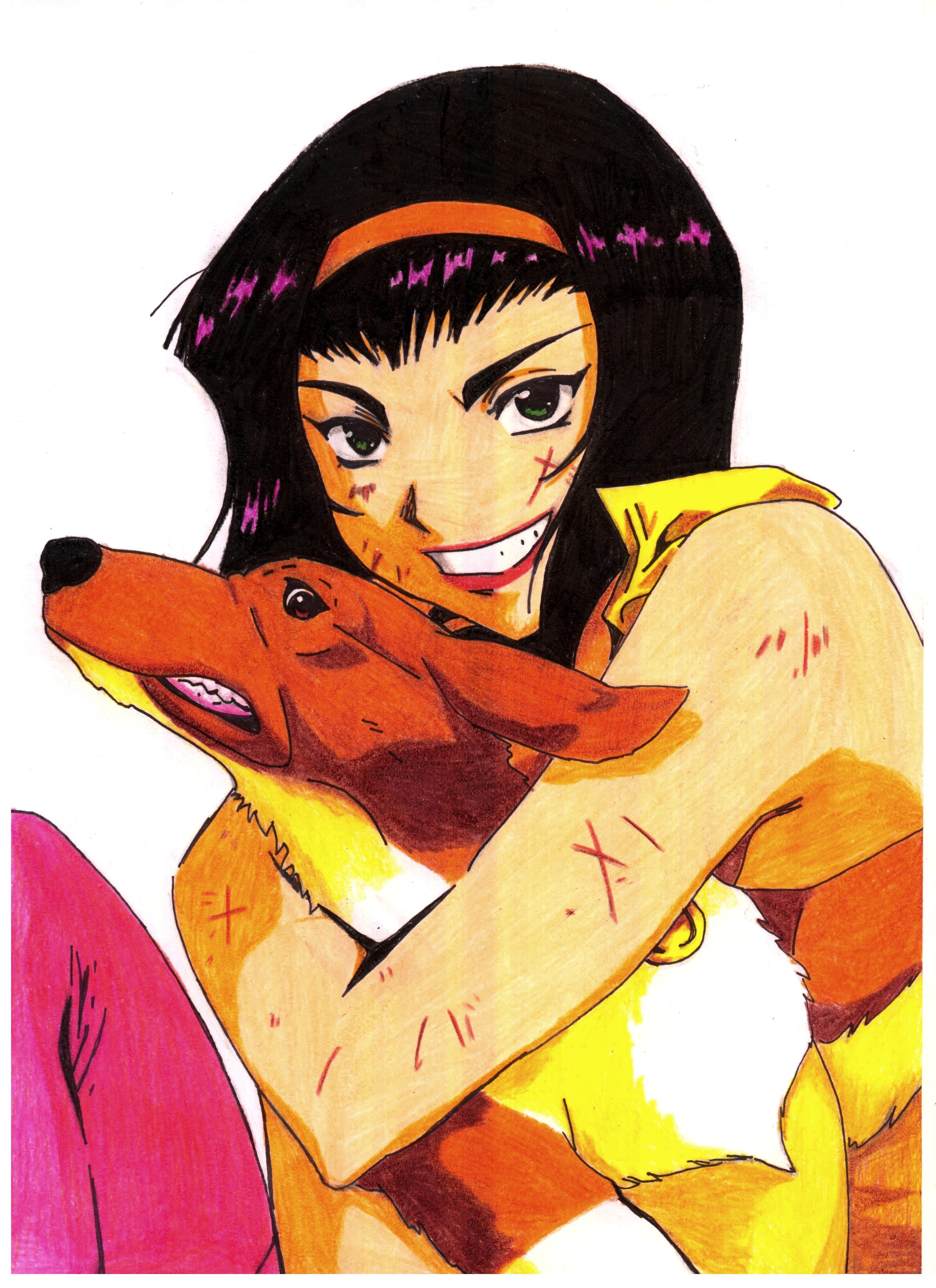 Faye Valentine and Ein