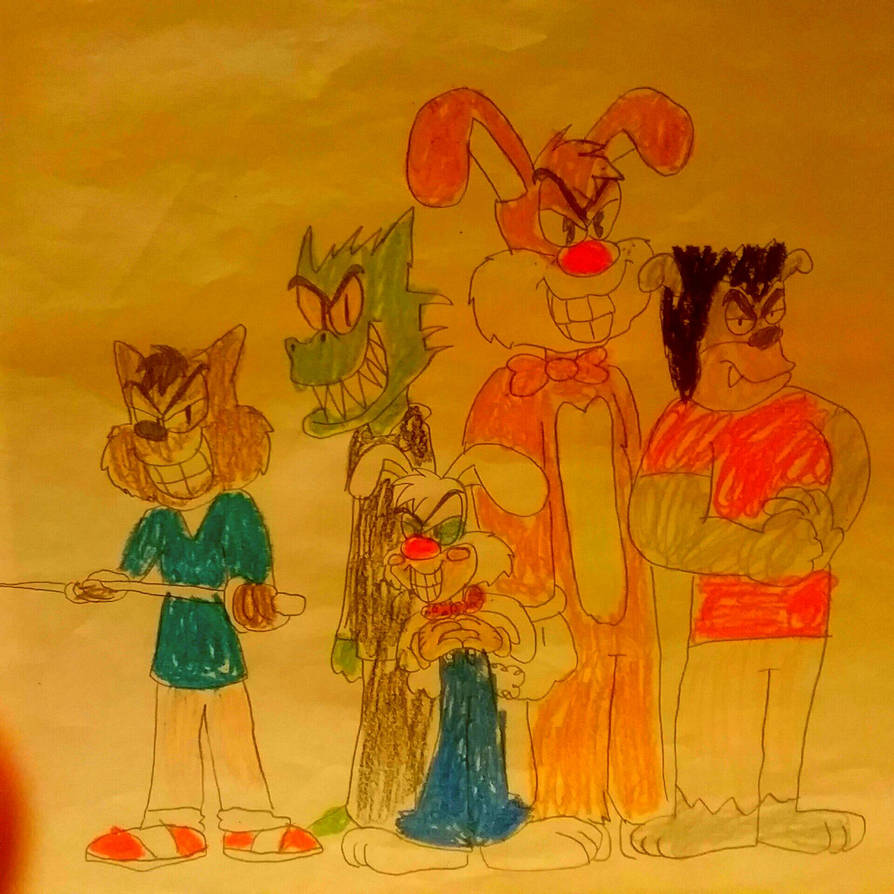 Toon Rabbit and his Henchmen?!? by MerrieOfficalArts on DeviantArt