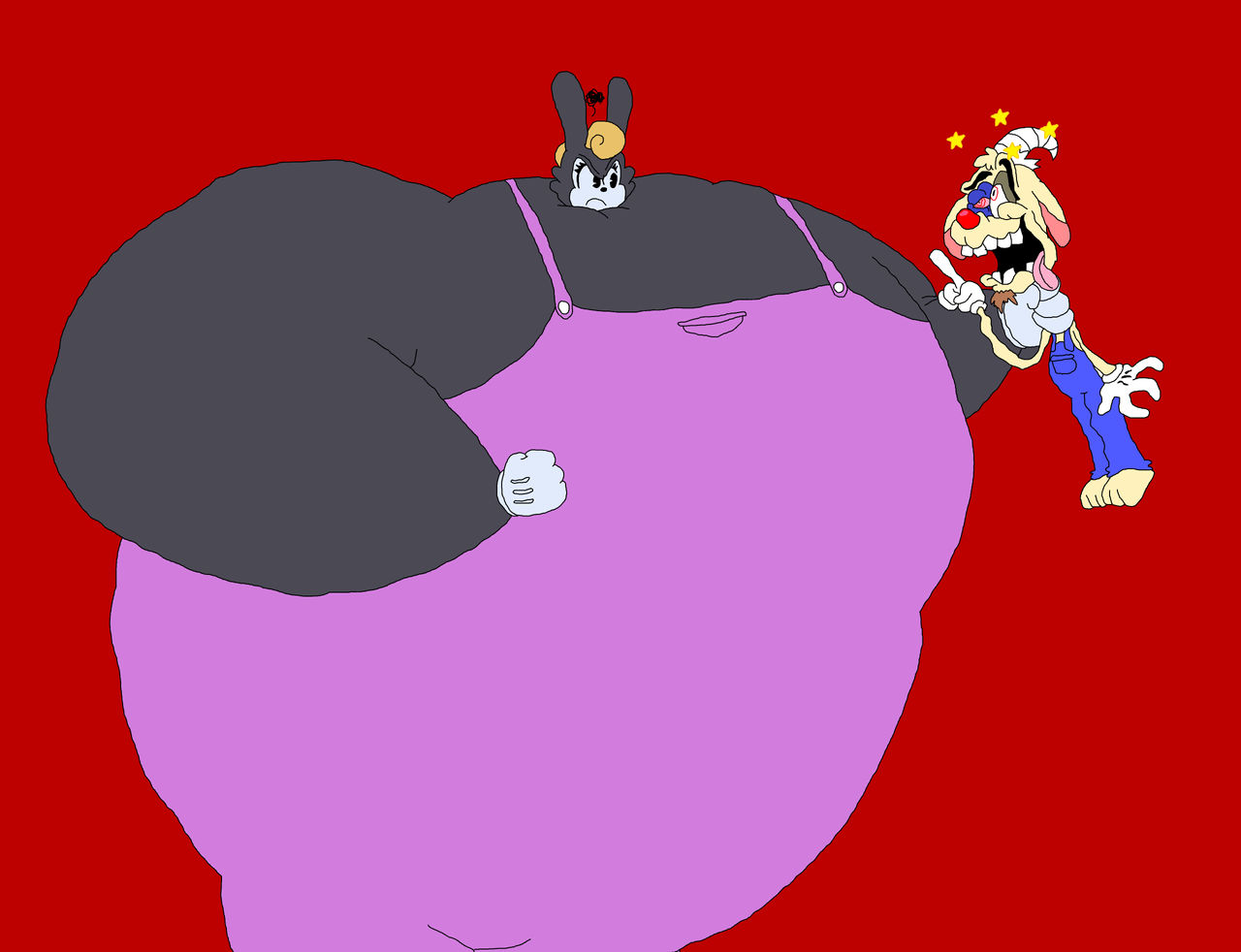 Big Giant 20s Ink Rabbit by MerrieOfficalArts on DeviantArt