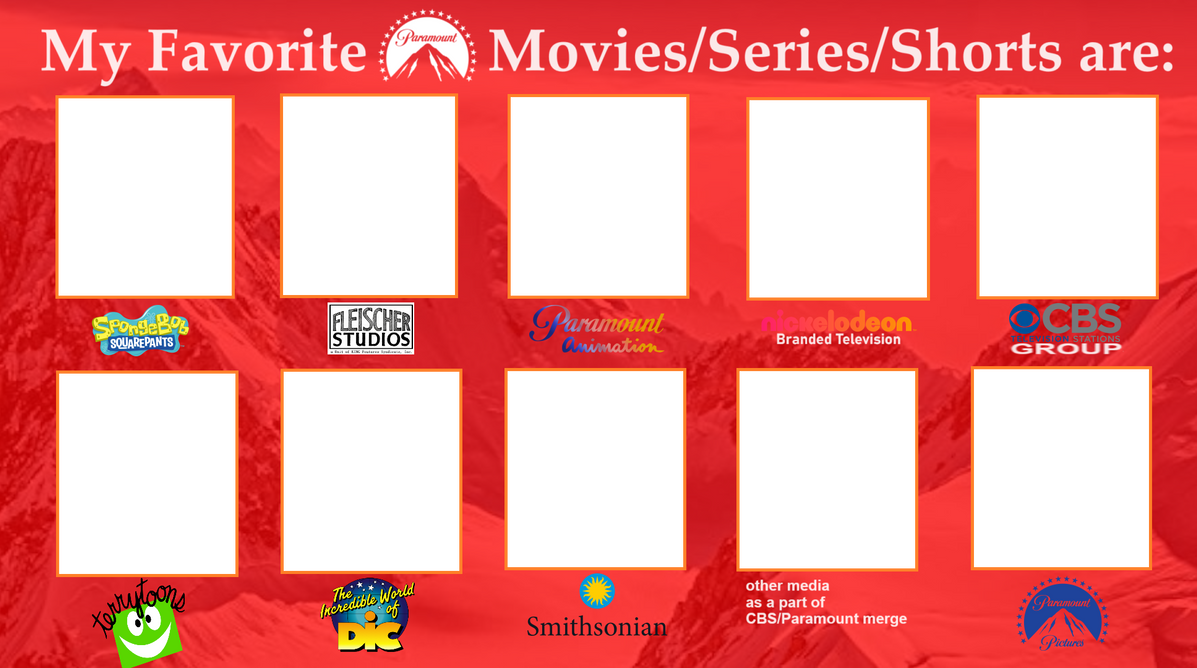 Paramount Base your favorite Paramount medias Template base by MerrieOfficalArts on ...