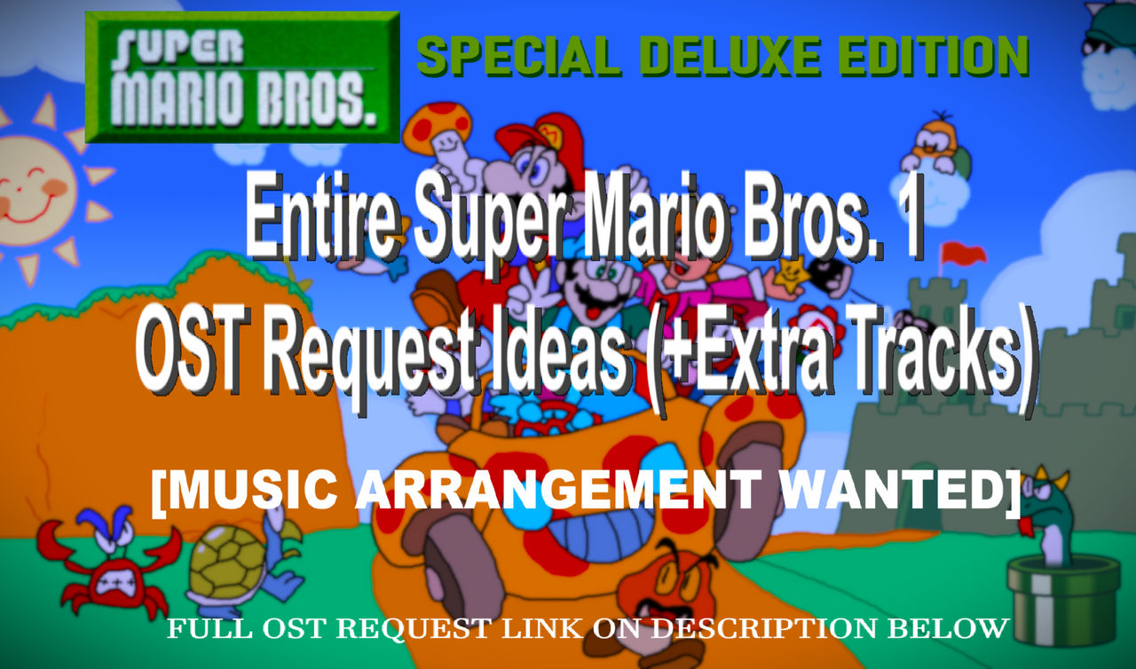 Smb1 Rope Bridge ENTIRE SMB1 OST Arrangement Wanted (+ Extra Track) by MerrieOfficalArts ...