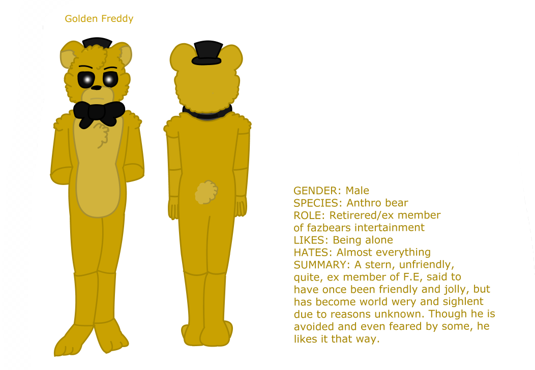 Withered Golden Freddy, FNaF: The Novel Wiki