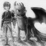 Hiccup and Toothless (HTTYD 2) Drawing