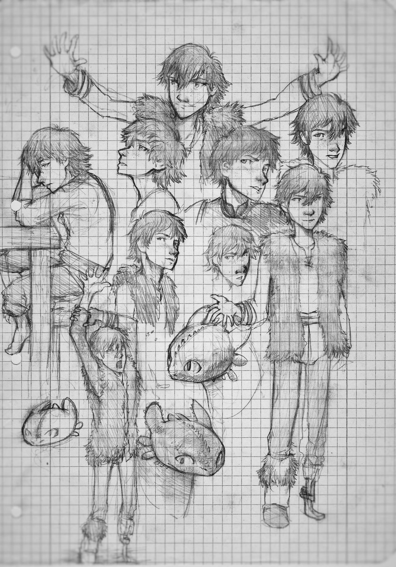 Hiccup Sketchdump #4