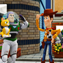 Lightyear Meets Woody and Buzz