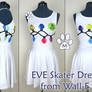 EVE Wall-E Inspired Skater Dress Live Sample