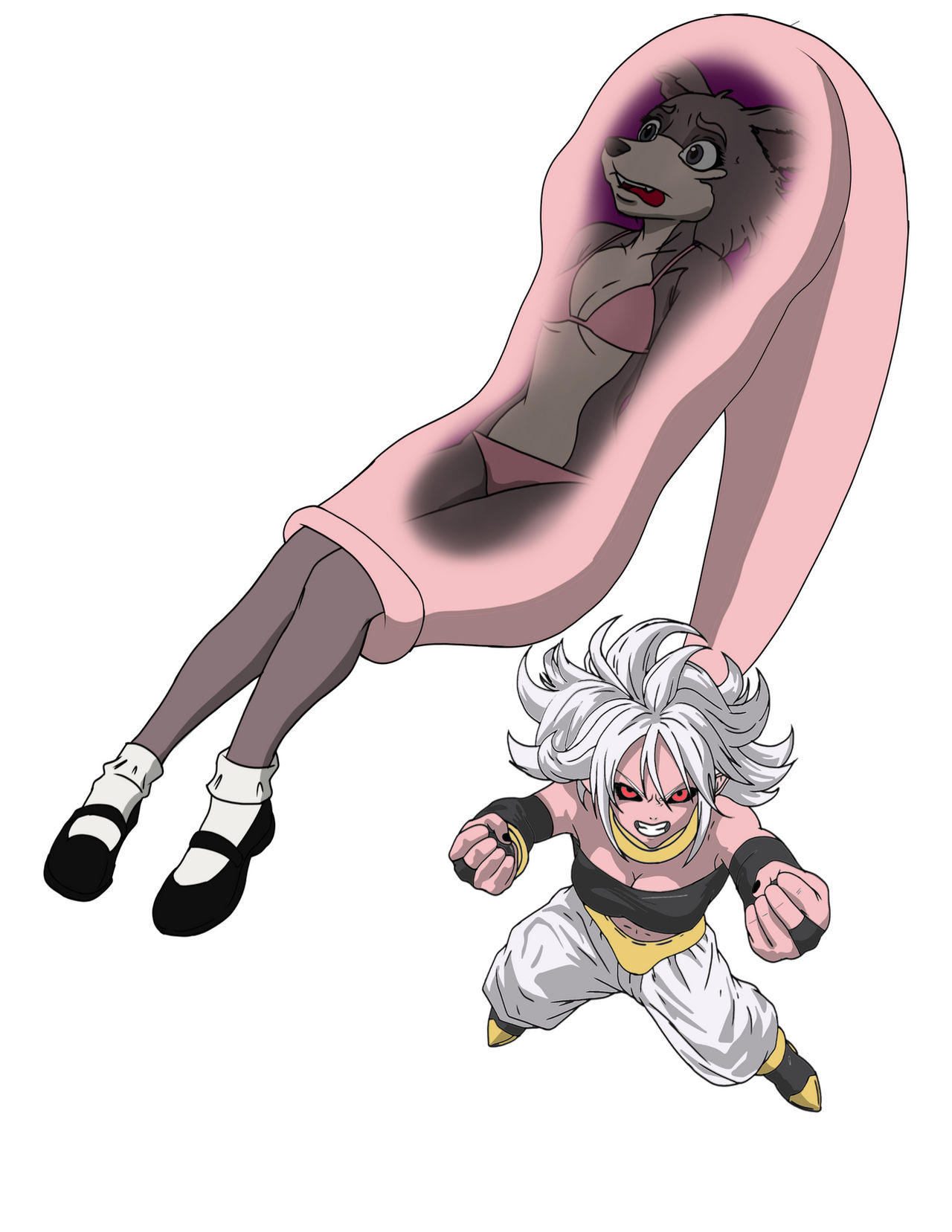 Color Comission Android 21 Vore Juno By BizarreArtFreak On DeviantArt color-comission-android-21-vore-juno-by-bizarreartfreak-on-deviantart