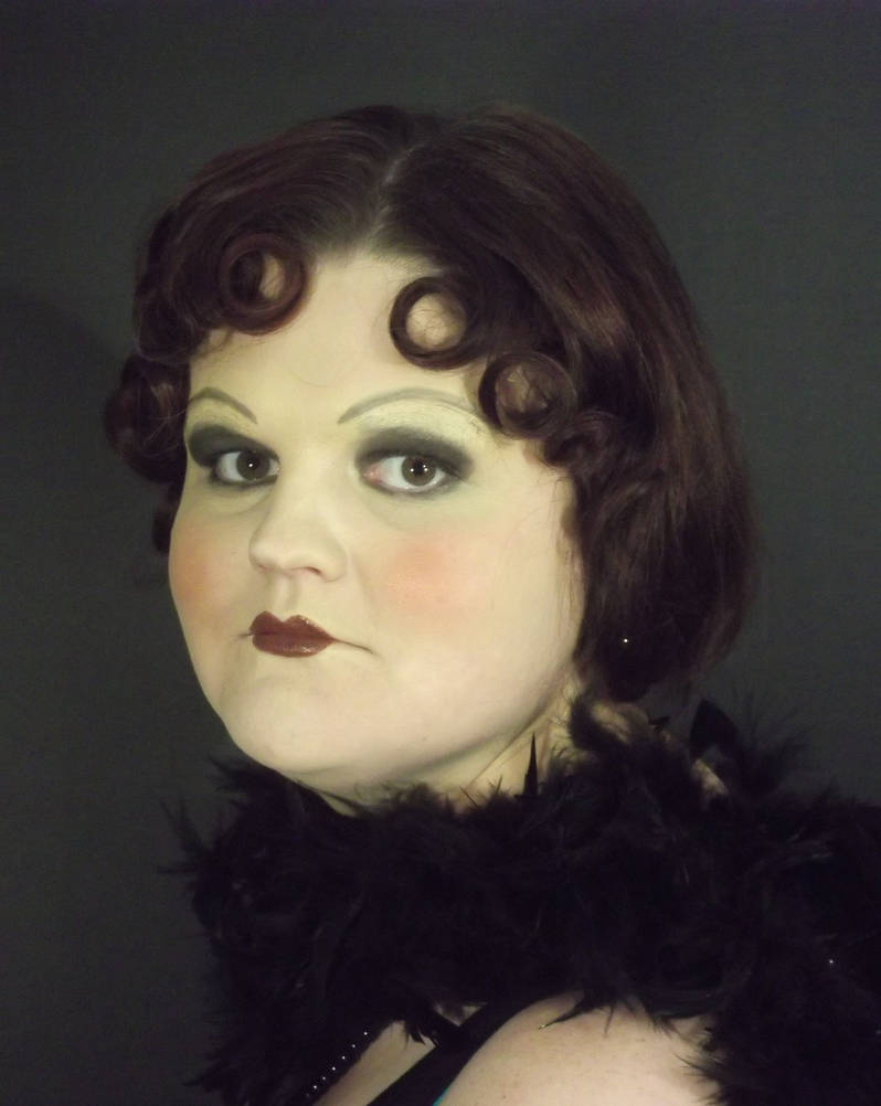 1920s Flapper make-up look by punkd-pyroshadow