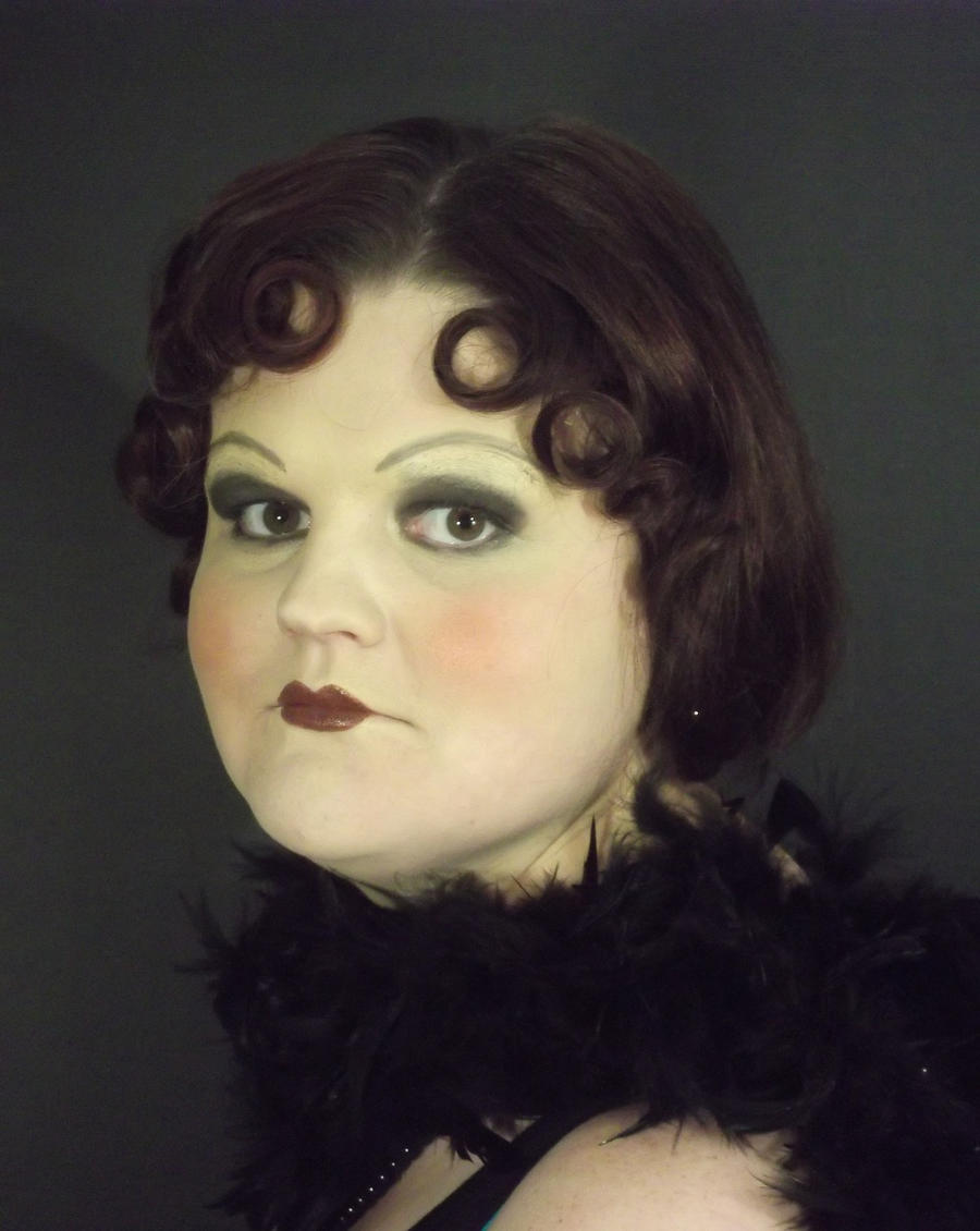 1920s Flapper make-up look by punkd-pyroshadow