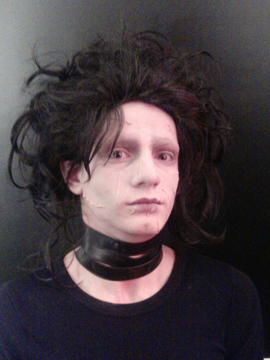Edward Scissorhands Makeup by punkd-pyroshadow