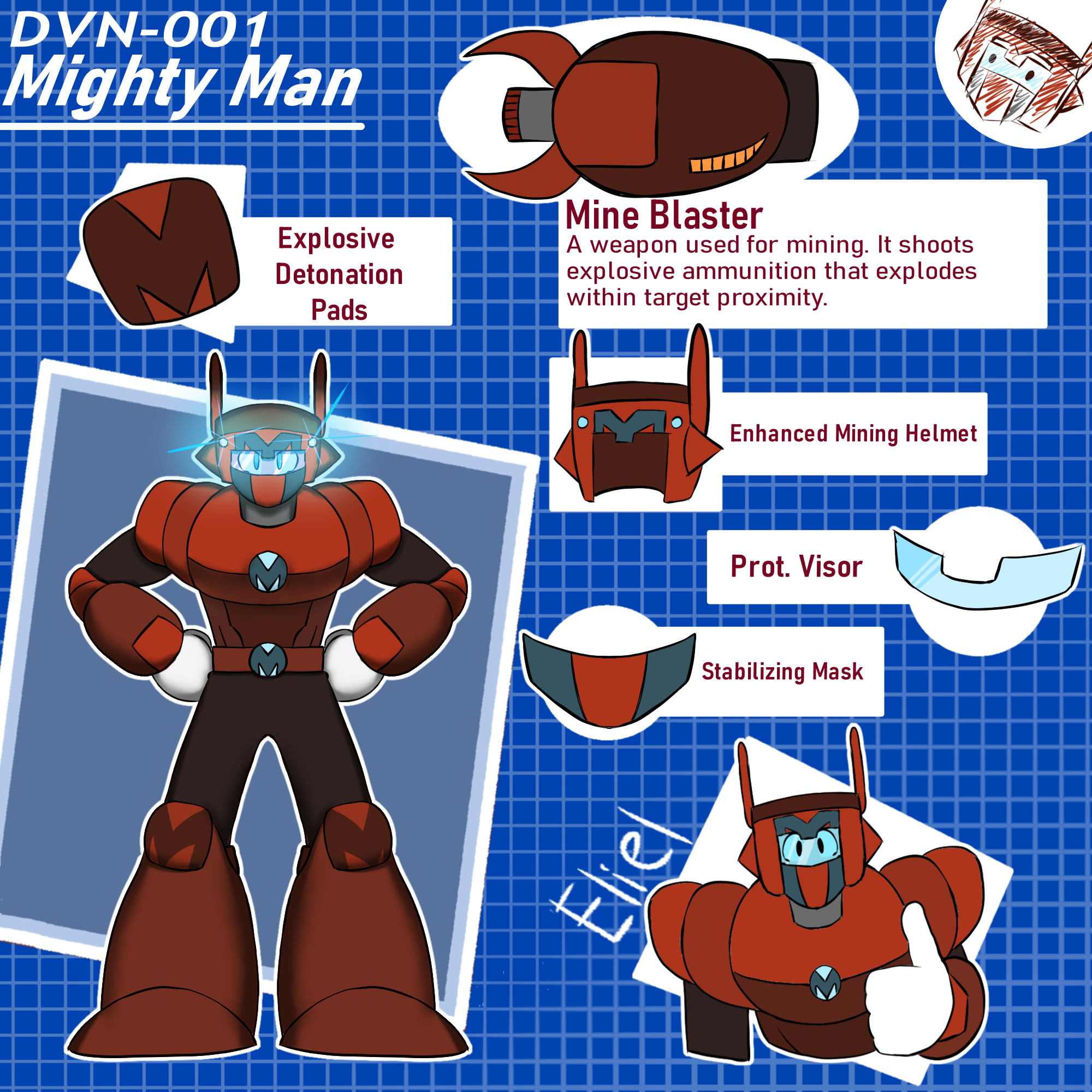 Mighty Man Mighty Man (Mega Man OC) by Insection-Dude on DeviantArt