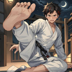 Tetora Nagumo's dedication for Karate