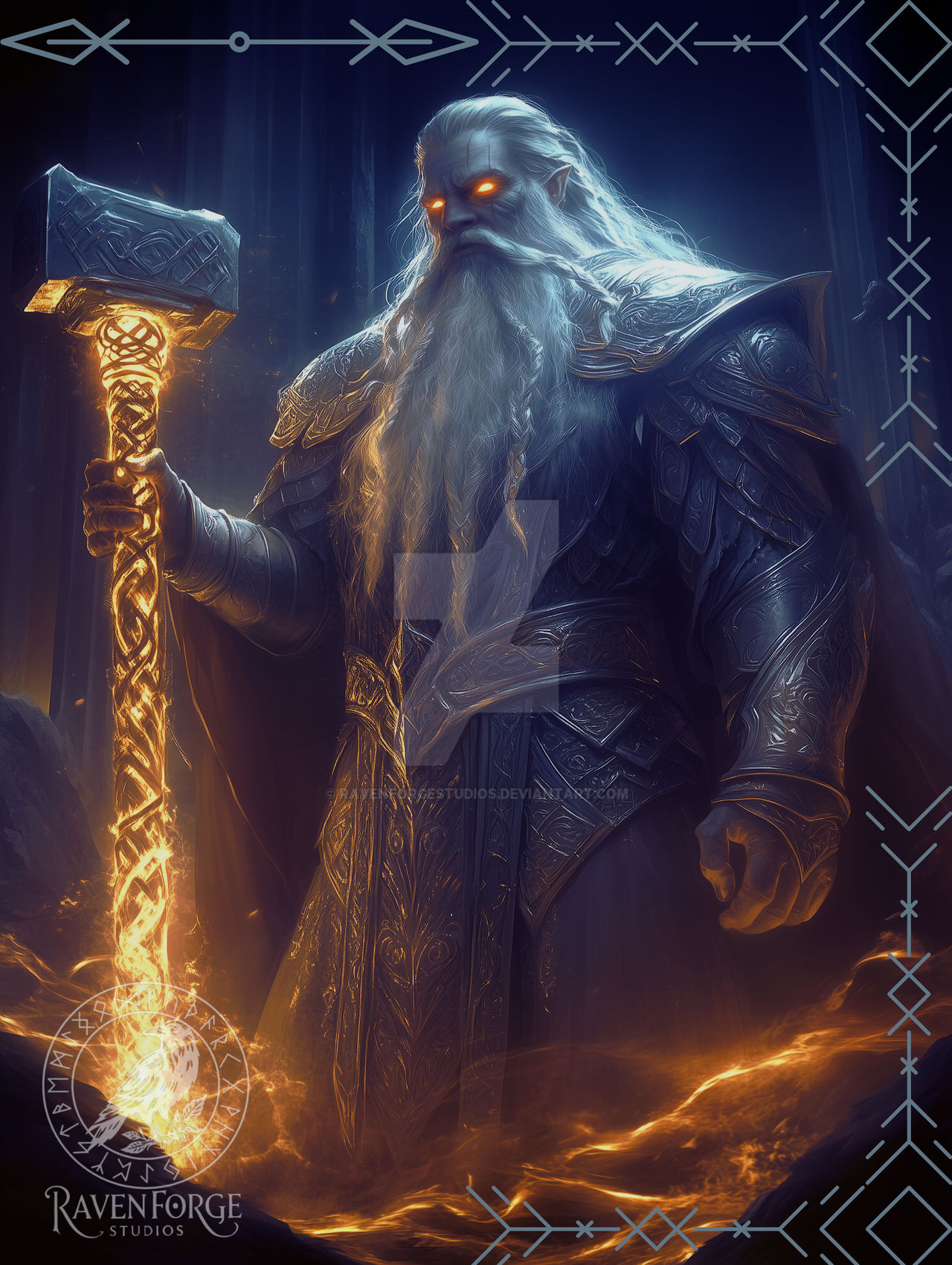 Craftmanship Rune The Dwarven God of Runes and Craftsmanship by RavenforgeStudios on ...