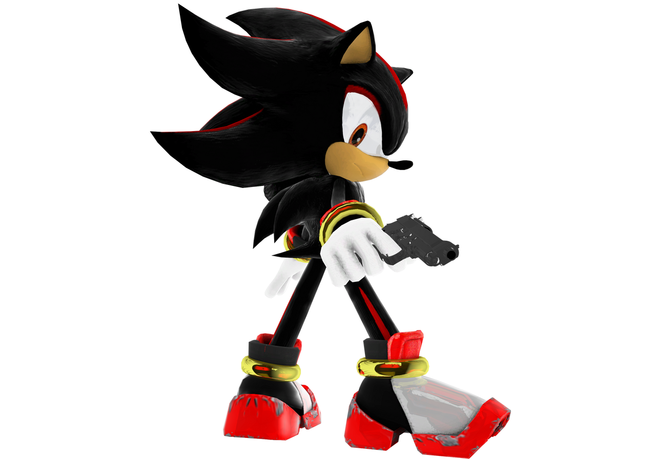 shadow with gun