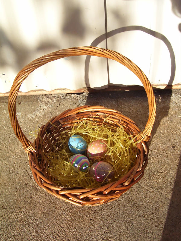 Painted Eggs by crimsonphotostock