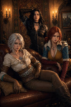 Ciri x Triss x Yennefer 3