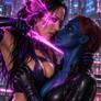 Psylocke x Mystique (Psystique) (Story)