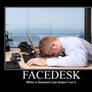 Facedesk Motivational