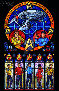 Star Trek - Original Series Stained Glass