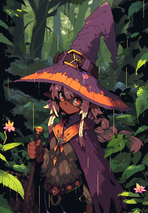 Wizard exploring the forest by TuwaLG on DeviantArt