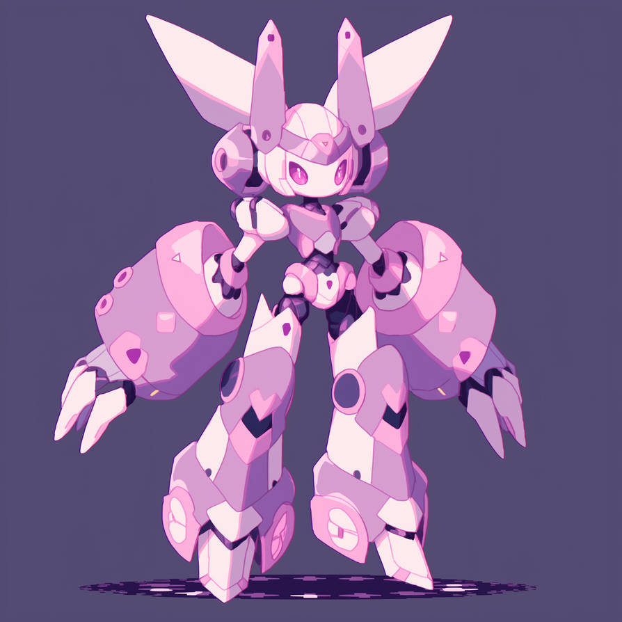 Pink Robot by TuwaLG on DeviantArt