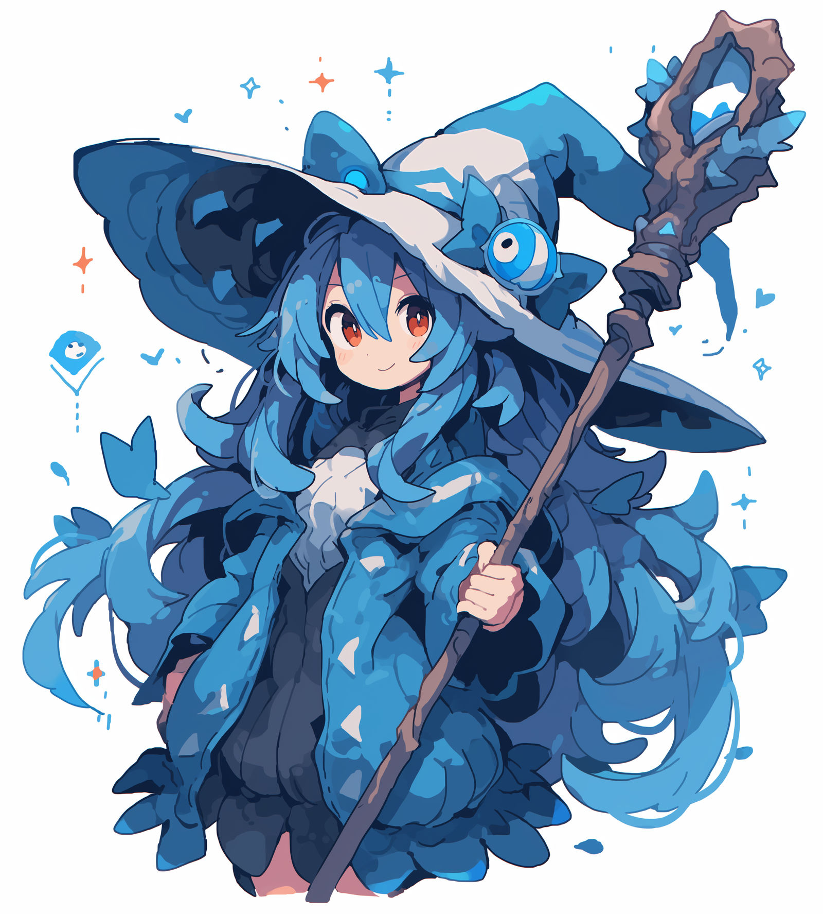 Blue Wizard by TuwaLG on DeviantArt