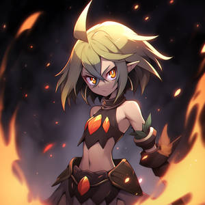 flame girl