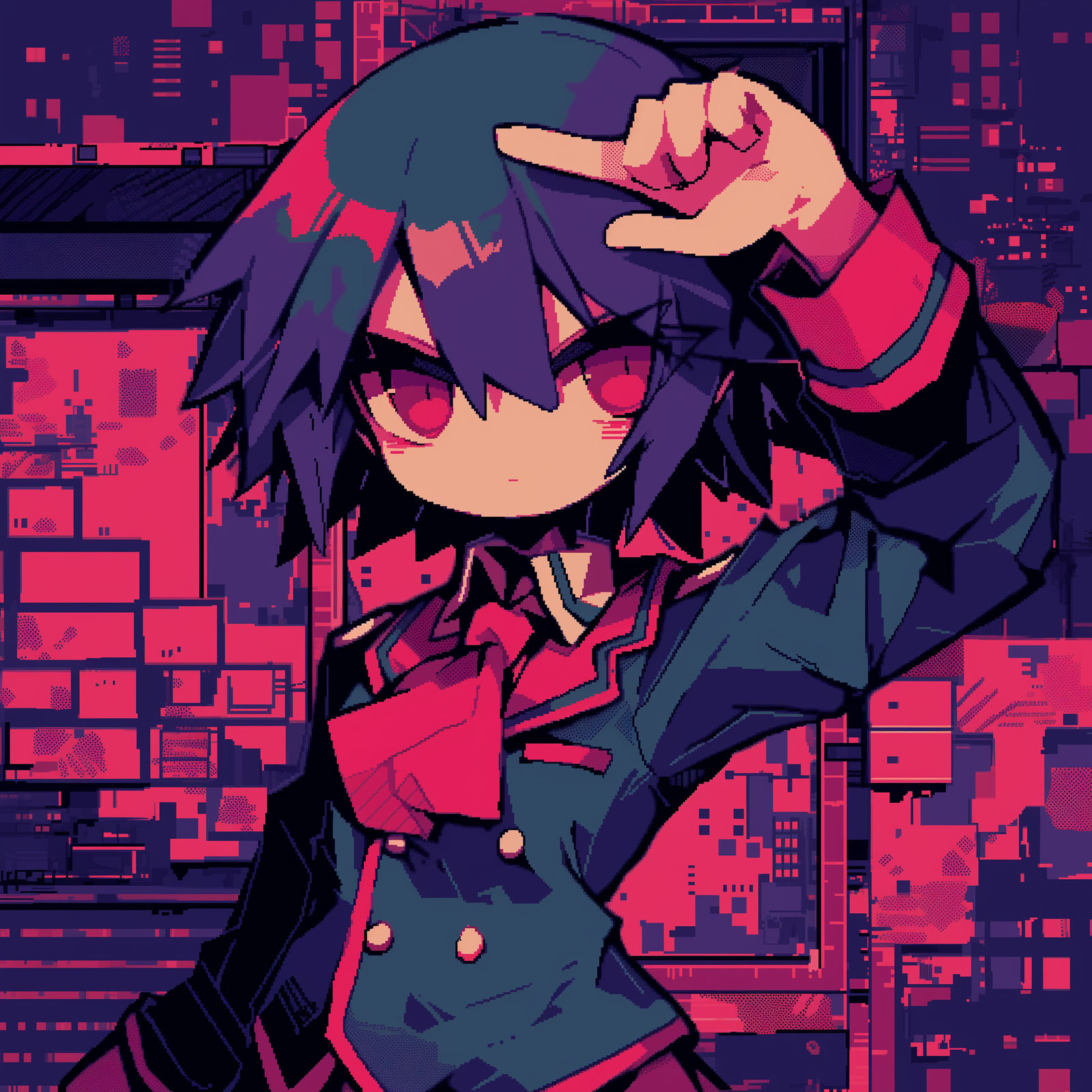 The Girl with the Red Eyes