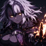 jeanne d'arc alter manipulating the flame