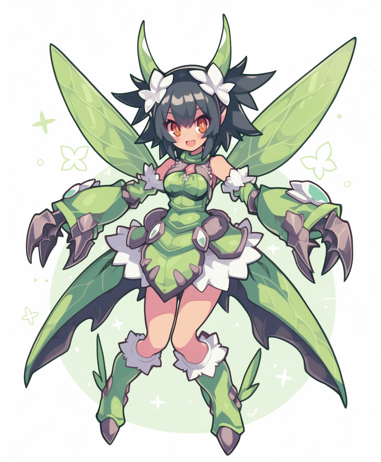 Fly Insect Girl Insect girl with green wings by TuwaLG on DeviantArt