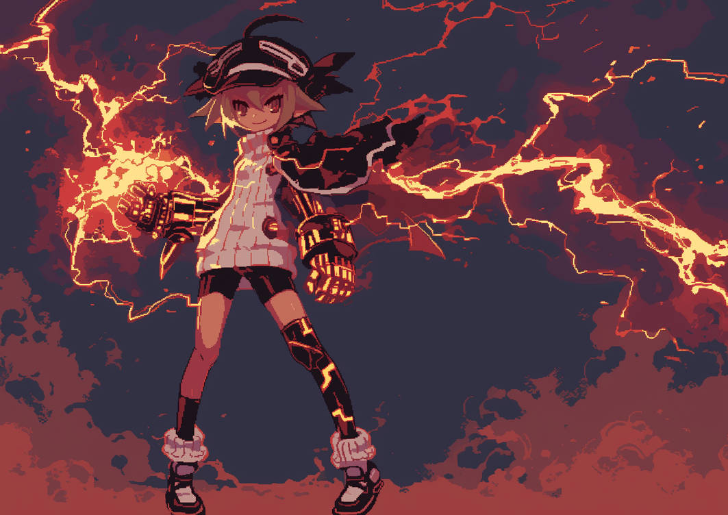 red lightning by TuwaLG on DeviantArt