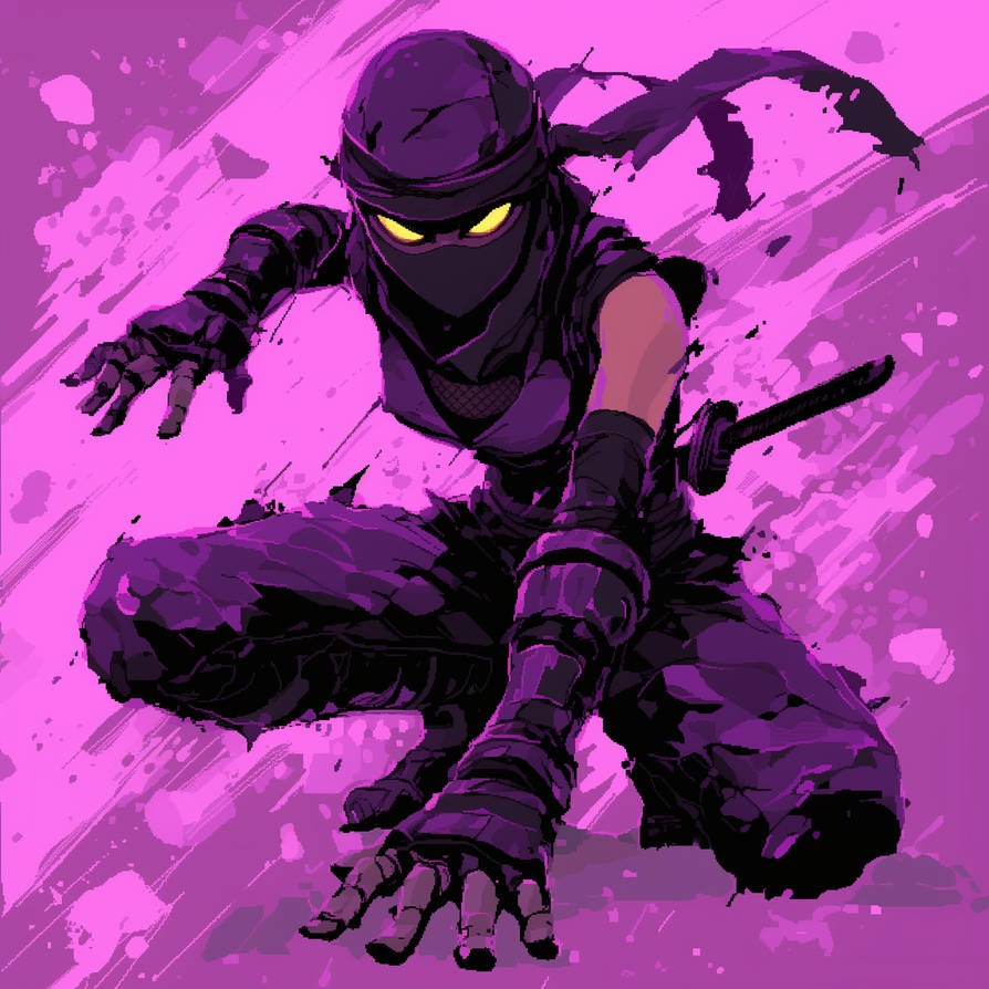 Purple Ninja by TuwaLG on DeviantArt