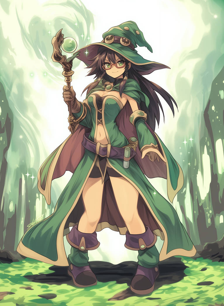 Greendward Wizard Green Wizard by TuwaLG on DeviantArt