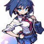 The Blue-Haired Schoolgirl