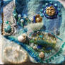 Mermaid Bead Embroidery W.I.P