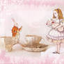 Papermache Alice Tea Cup