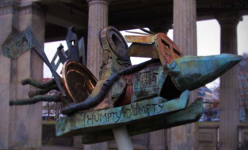 Humpty Dumpty Sculpture Jonathan Meese