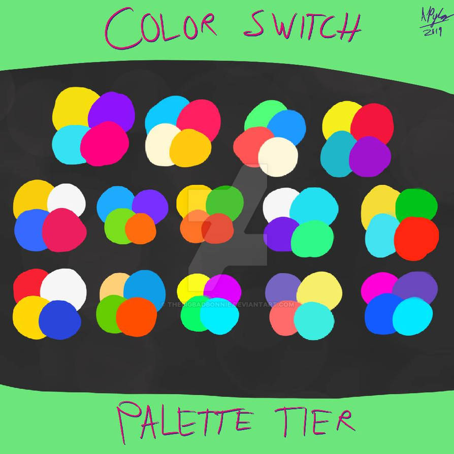 color switch palette tier by TheBigBadBonnie on DeviantArt