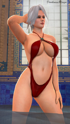 DoA5 - Christie, Azurite swimsuit