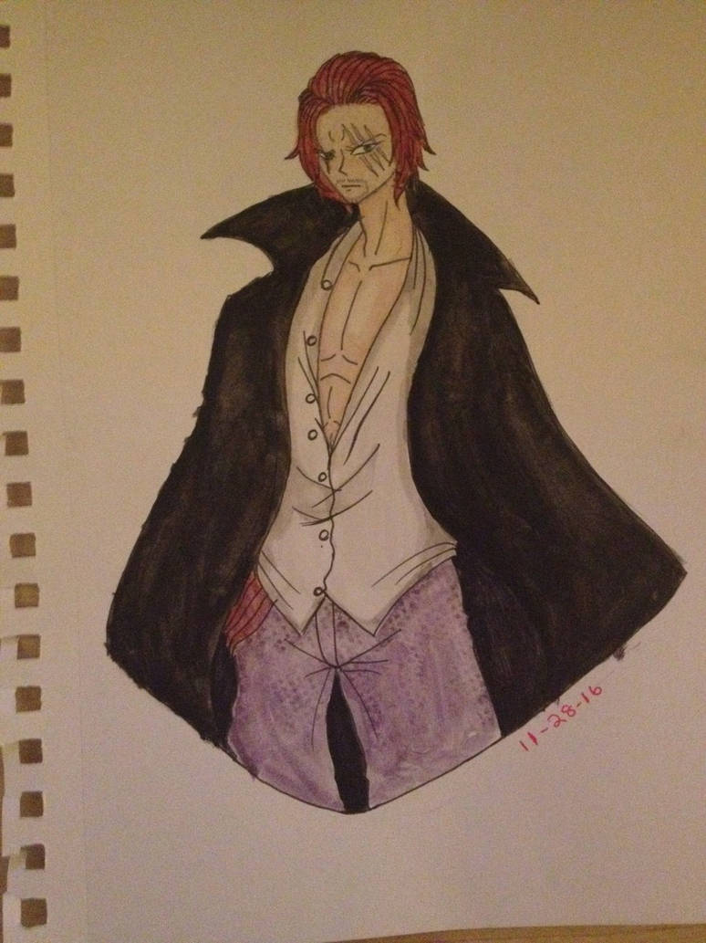 Shanks Drawing by Mentally-Screaming on DeviantArt