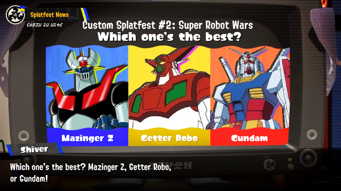 Custom Splatfest #2: Super Robot Wars by Artix616 on DeviantArt
