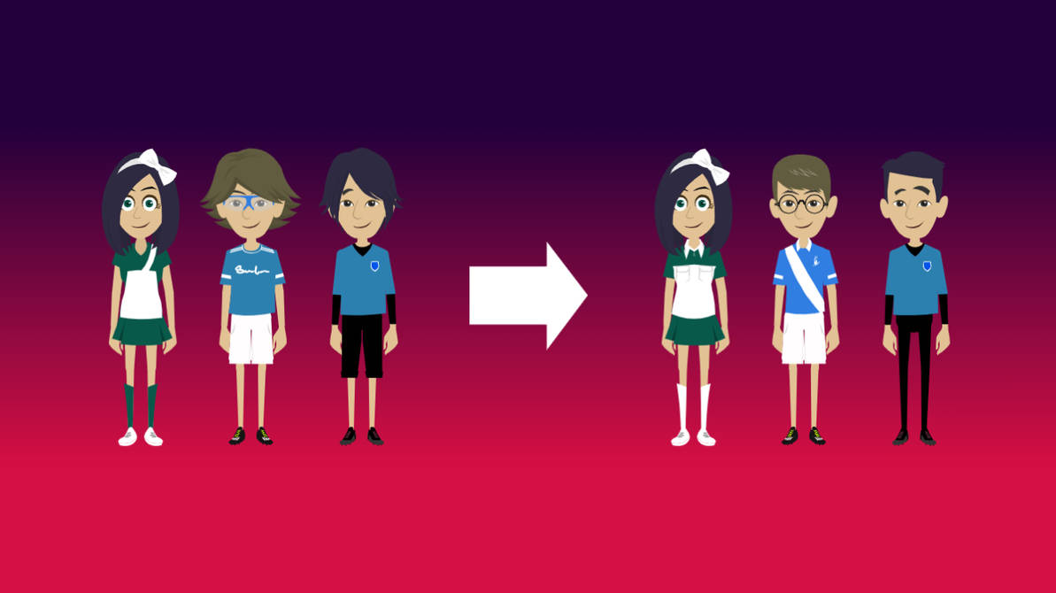 Updated for 3 TIP characters (Part 1) by THXFanVyond on DeviantArt