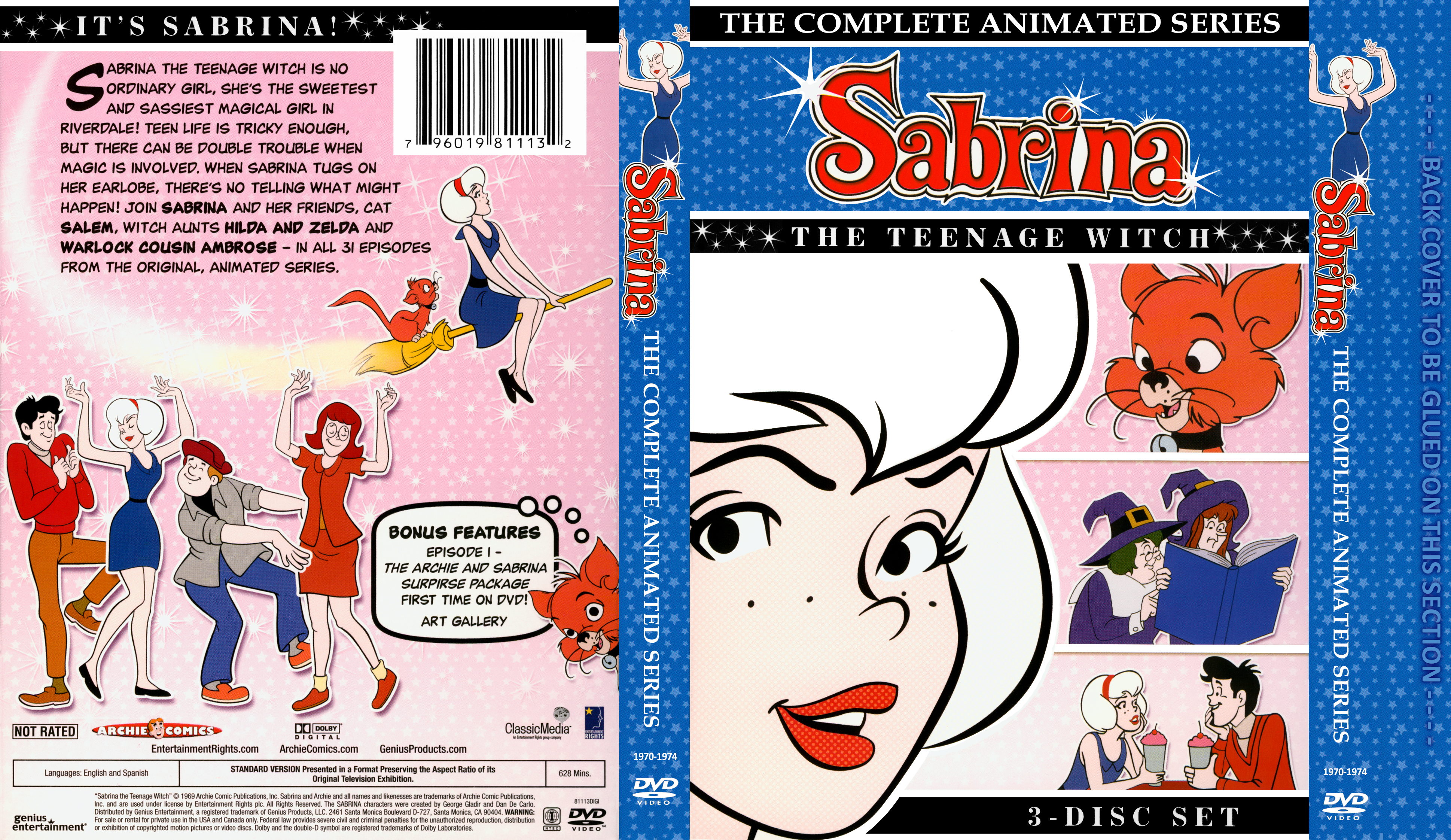 DVD Slipcover - Sabrina Animated Series 1970-1974 by Morsoth on DeviantArt DVD Slipcover - Sabrina Animated Series 1970-1974 by Morsoth on DeviantArt