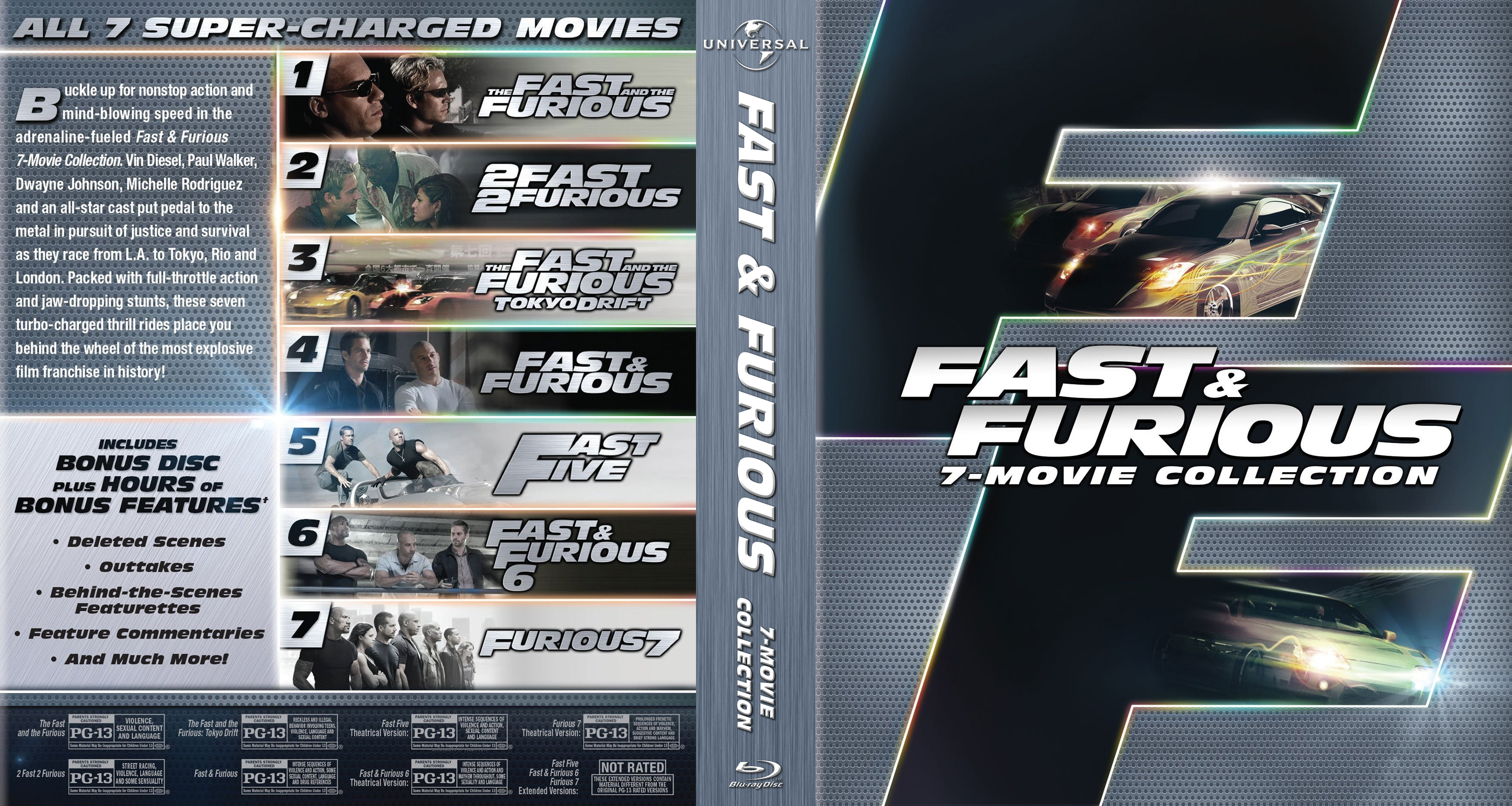 Blu Ray Fast Furious 1 7 By Morsoth On Deviantart Blu Ray Fast Furious 1 7 By Morsoth On Deviantart