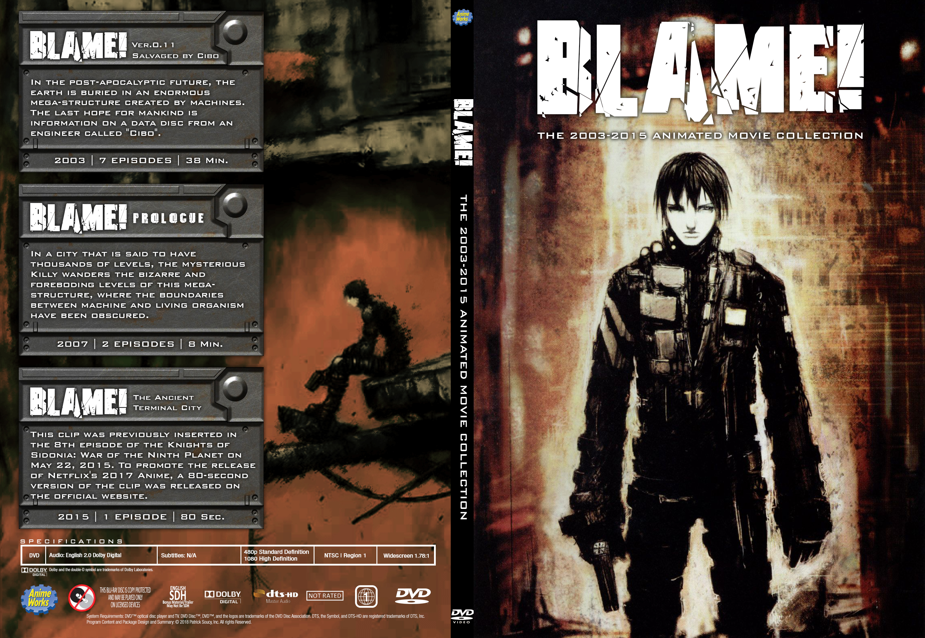 Dvd Blame Anime Collection 03 15 Slim By Morsoth On Deviantart