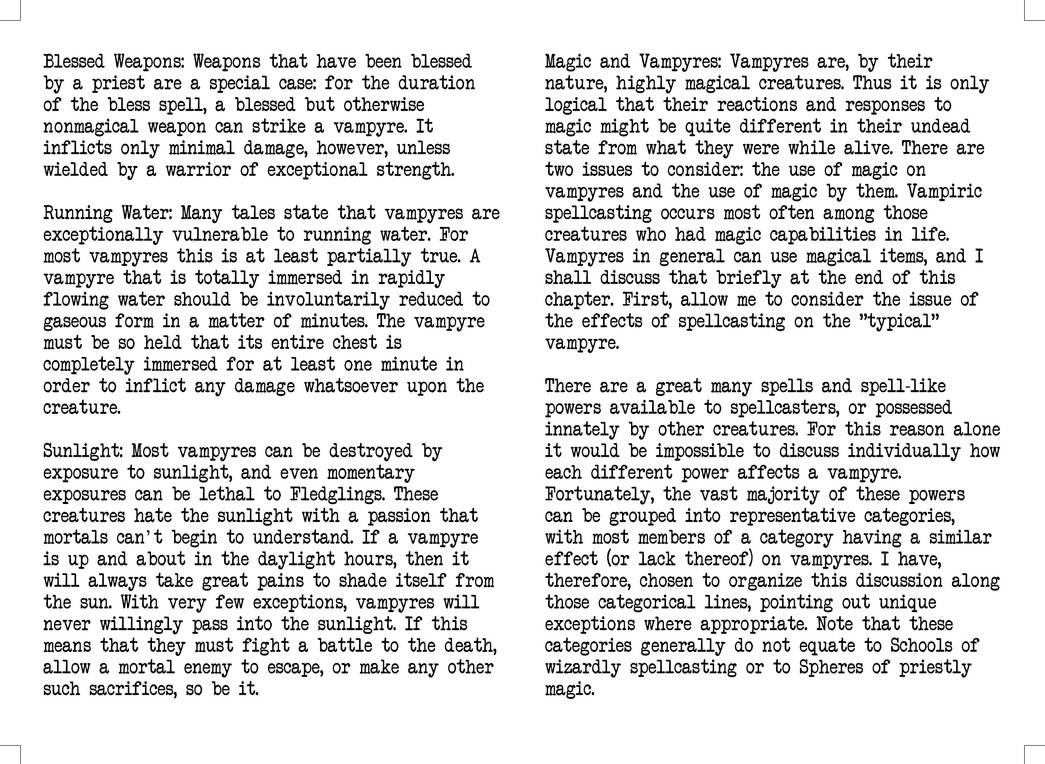 Vampire Hunter's Handbook - Pages 15-16 by Morsoth on DeviantArt