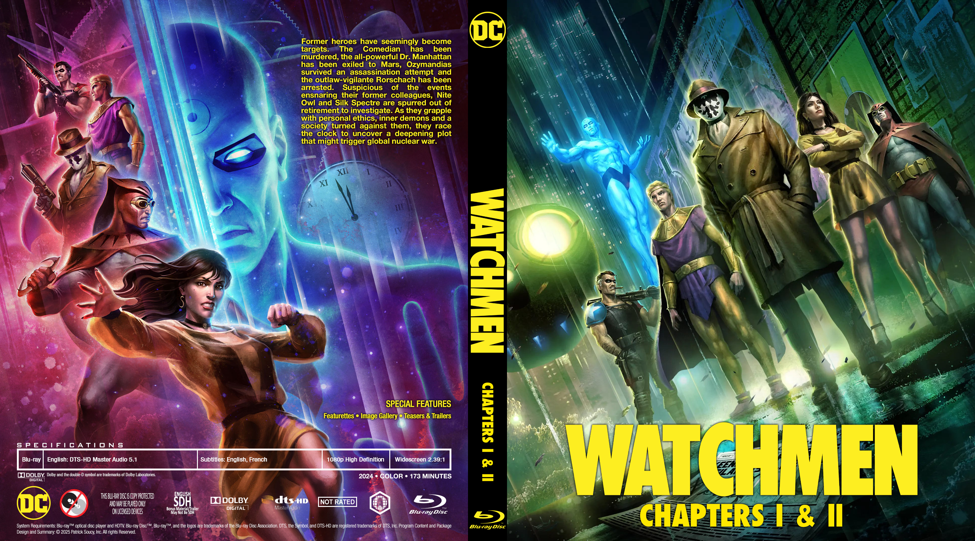 Watchmen Chapters Blu-ray - Watchmen - Chapters I and II (Animated) by Morsoth on DeviantArt