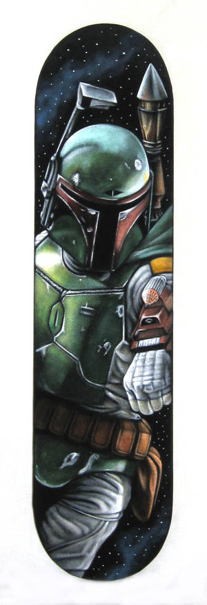 Boba Fett skate board