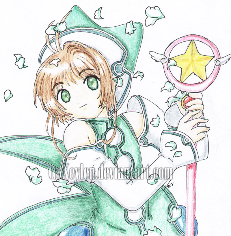 Sakura Kinomoto-color pencils